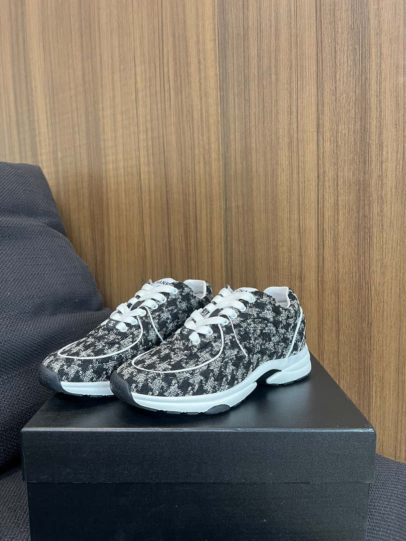 Chanel G45077 Women's Trainer Wool Sneaker C912471