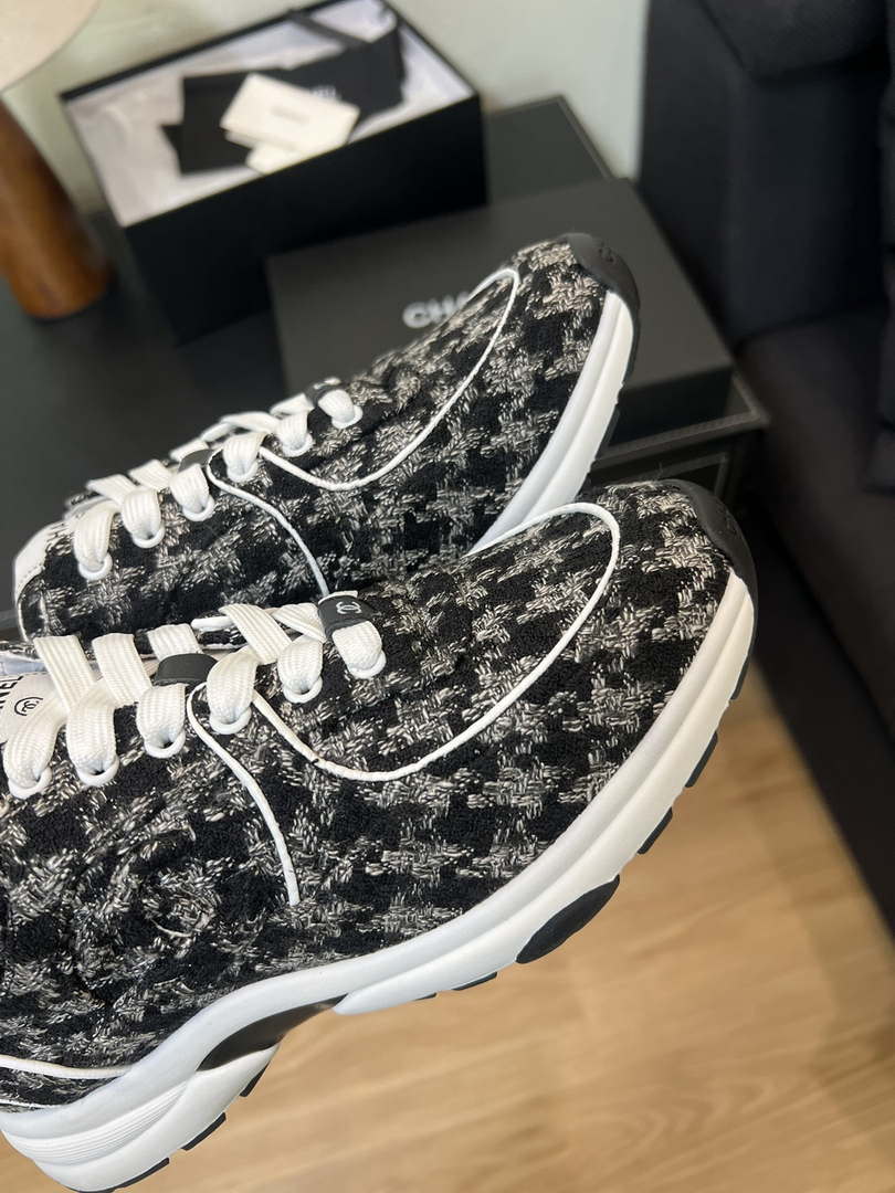 Chanel G45077 Women's Trainer Wool Sneaker C912471