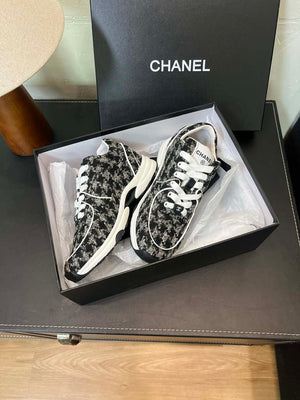Chanel G45077 Women's Trainer Wool Sneaker C912471 - Fmale-Euro 35=US 4 - View 5