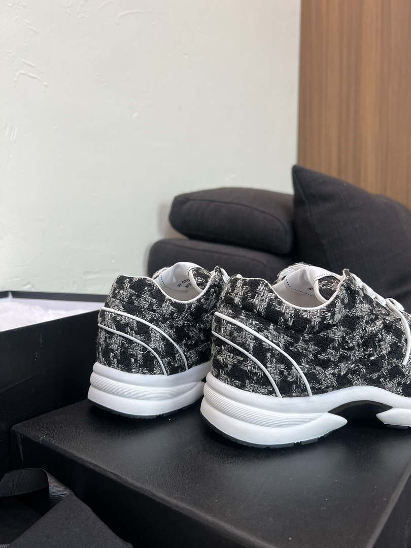 Chanel G45077 Women's Trainer Wool Sneaker C912471 - Fmale-Euro 35=US 4 - View 6