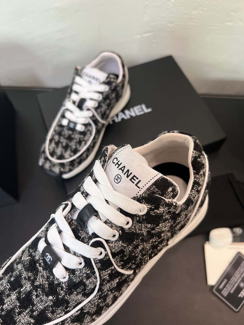 Chanel G45077 Women's Trainer Wool Sneaker C912471