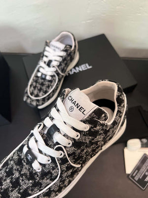 Chanel G45077 Women's Trainer Wool Sneaker C912471 - Fmale-Euro 35=US 4 - View 8