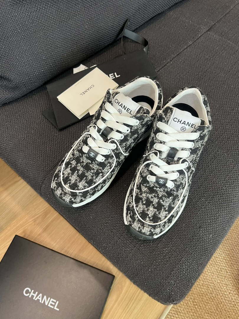 Chanel G45077 Women's Trainer Wool Sneaker C912471