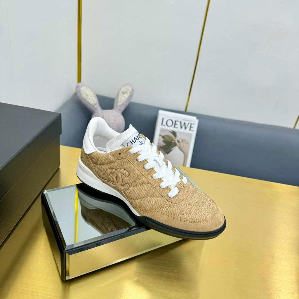 Chanel G45839 Women 24B Trainers Shiny Calfskin Calfskin & Suede Calfskin C91253