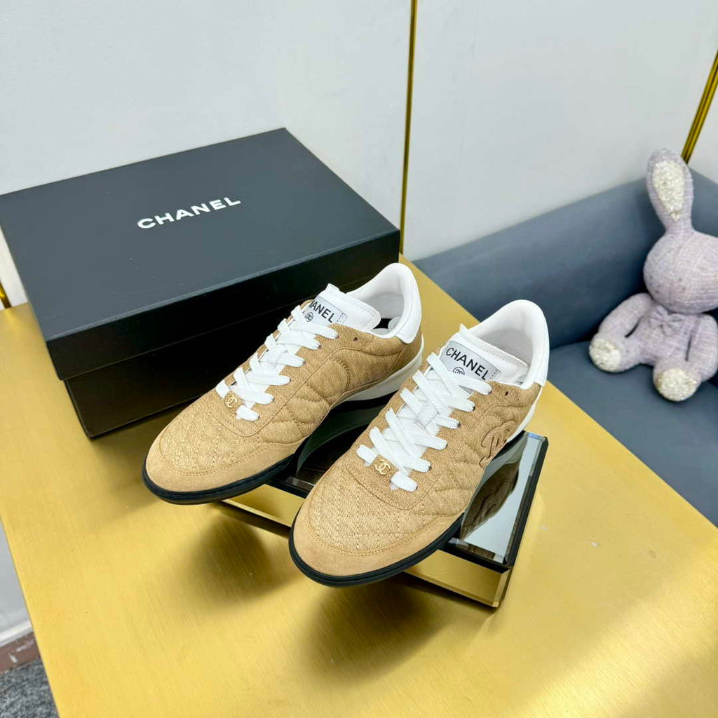 Chanel G45839 Women 24B Trainers Shiny Calfskin Calfskin & Suede Calfskin C91253