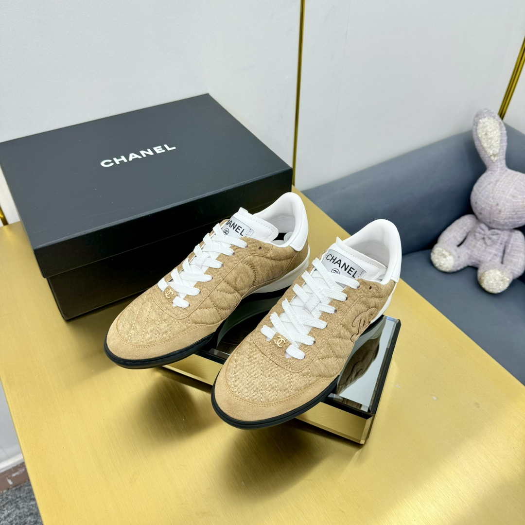 Chanel G45839 Women 24B Trainers Shiny Calfskin Calfskin & Suede Calfskin C91253