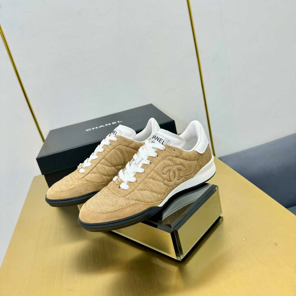 Chanel G45839 Women 24B Trainers Shiny Calfskin Calfskin & Suede Calfskin C91253