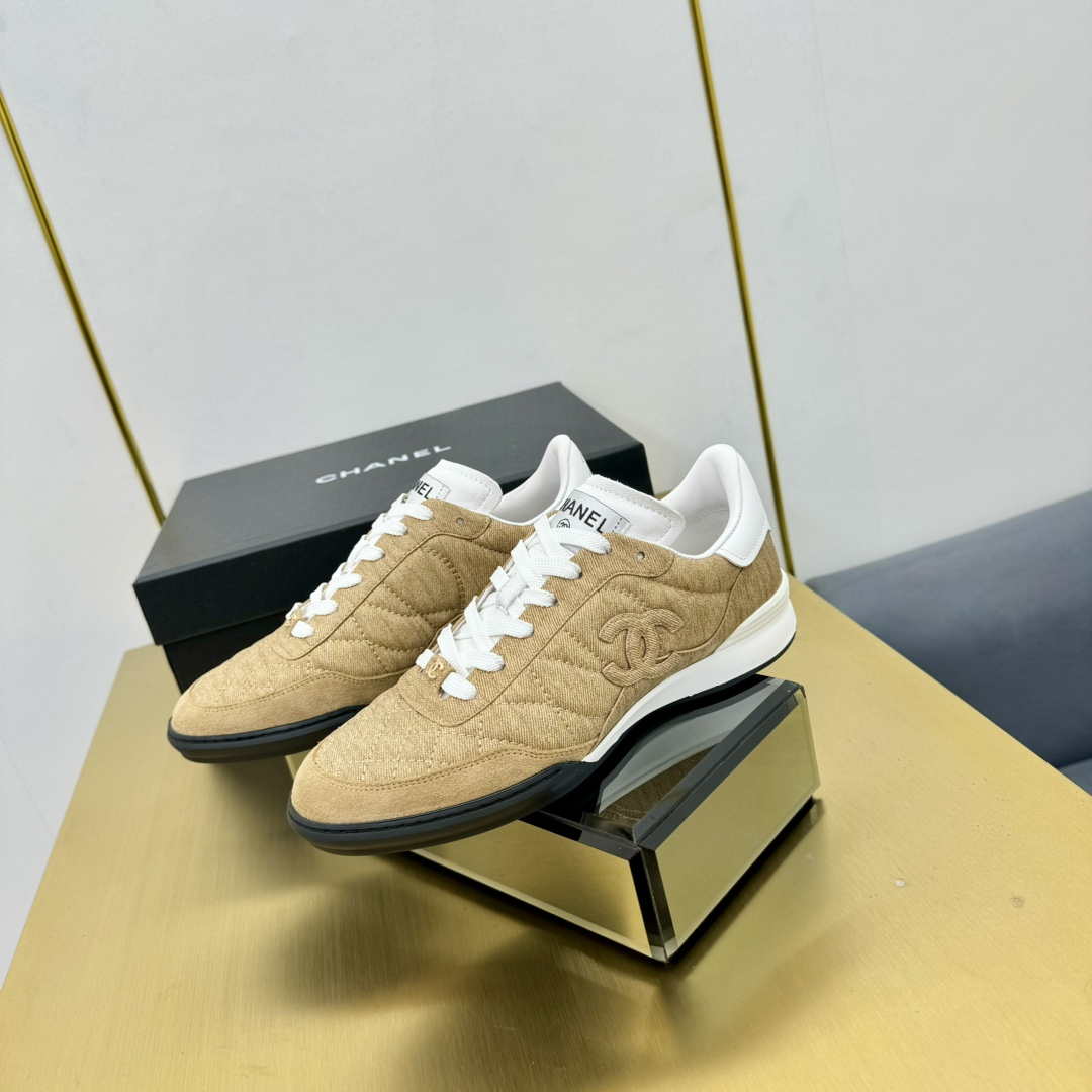 Chanel G45839 Women 24B Trainers Shiny Calfskin Calfskin & Suede Calfskin C91253