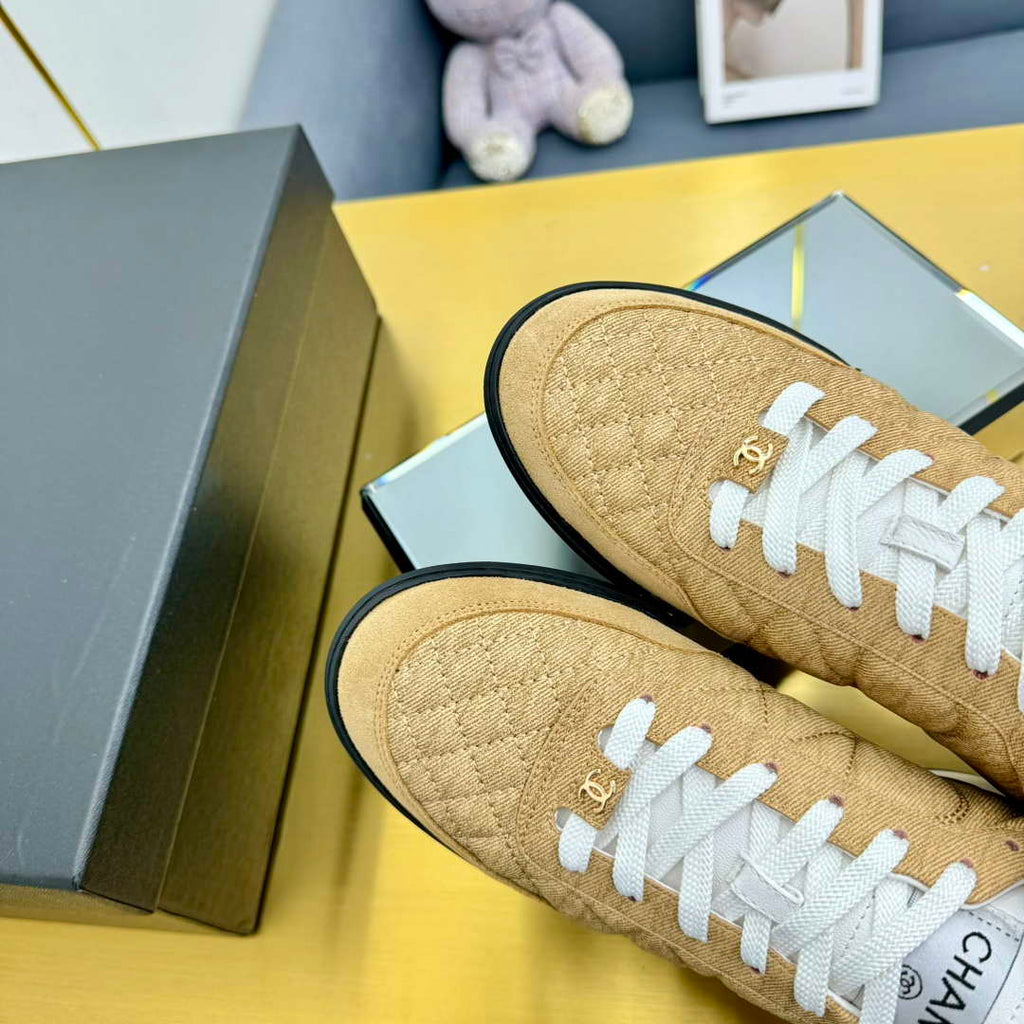 Chanel G45839 Women 24B Trainers Shiny Calfskin Calfskin & Suede Calfskin C91253