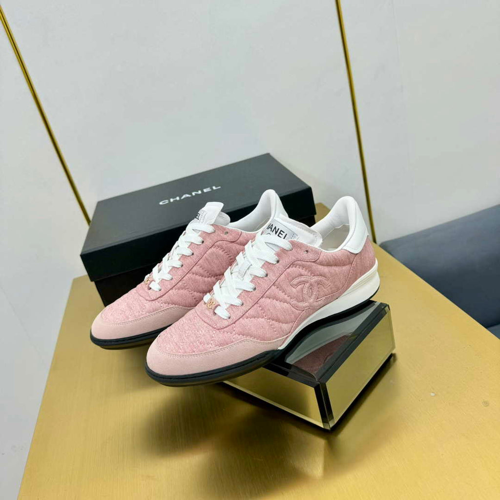 Chanel G45839 Women 24B Trainers Shiny Calfskin Calfskin & Suede Calfskin C91254