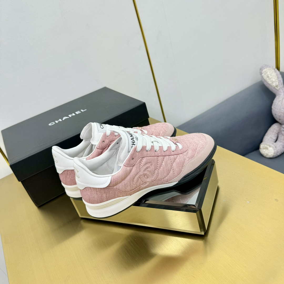 Chanel G45839 Women 24B Trainers Shiny Calfskin Calfskin & Suede Calfskin C91254 - Fmale-Euro 35=US 4 - View 6
