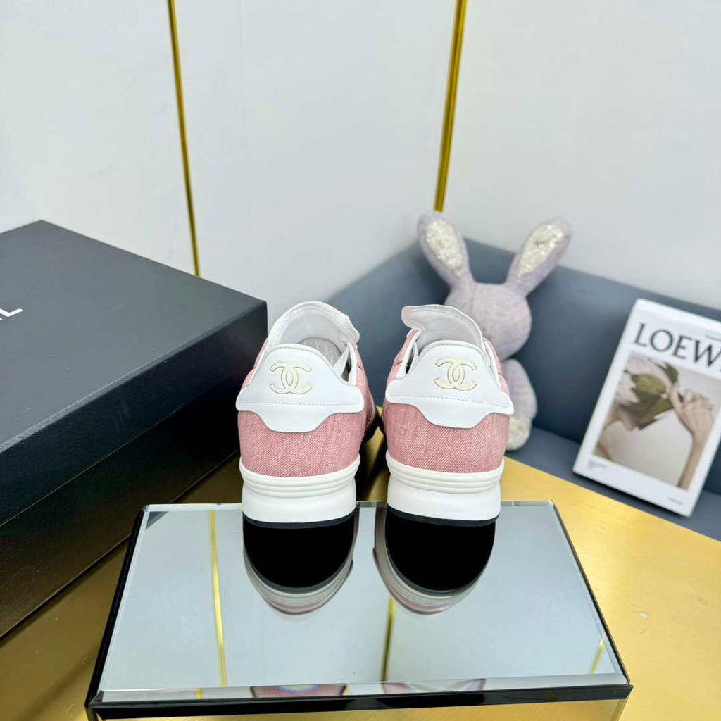 Chanel G45839 Women 24B Trainers Shiny Calfskin Calfskin & Suede Calfskin C91254