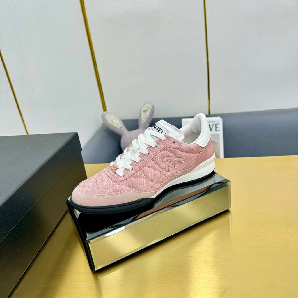 Chanel G45839 Women 24B Trainers Shiny Calfskin Calfskin & Suede Calfskin C91254