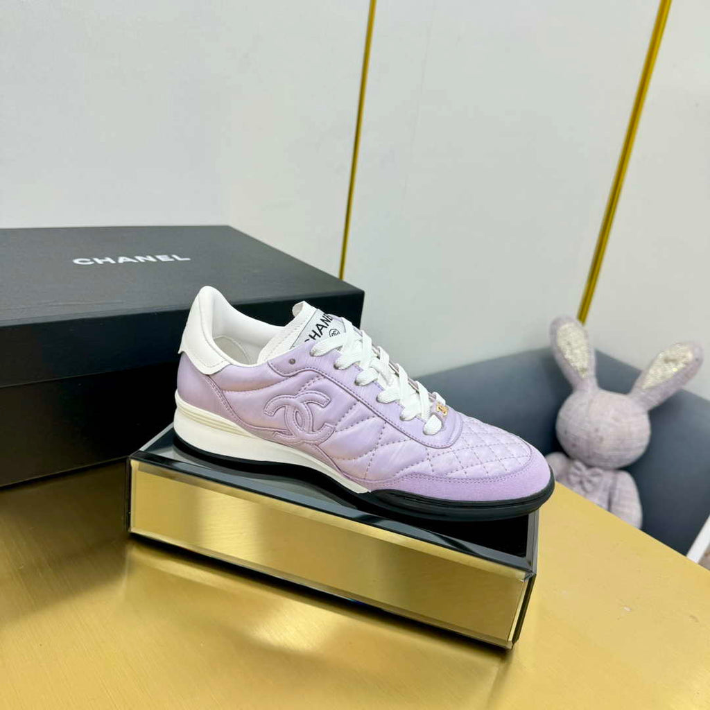 Chanel G45839 Women 24B Trainers Shiny Calfskin Calfskin & Suede Calfskin C91255