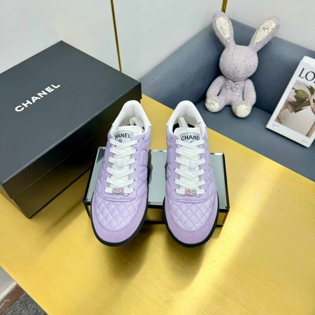 Chanel G45839 Women 24B Trainers Shiny Calfskin Calfskin & Suede Calfskin C91255