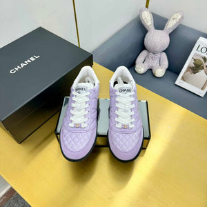 Chanel G45839 Women 24B Trainers Shiny Calfskin Calfskin & Suede Calfskin C91255 - Fmale-Euro 35=US 4 - View 3