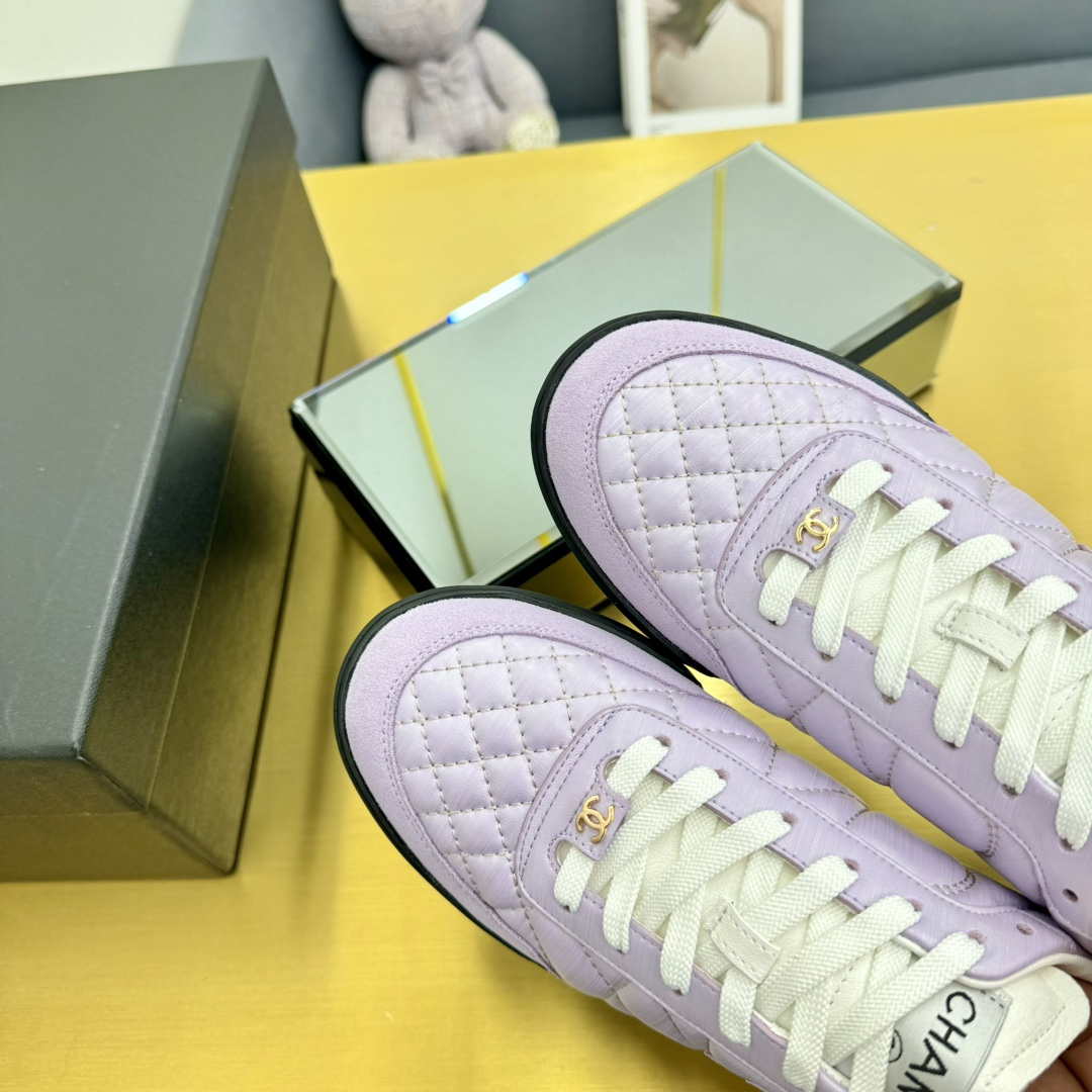 Chanel G45839 Women 24B Trainers Shiny Calfskin Calfskin & Suede Calfskin C91255 - Fmale-Euro 35=US 4 - View 6