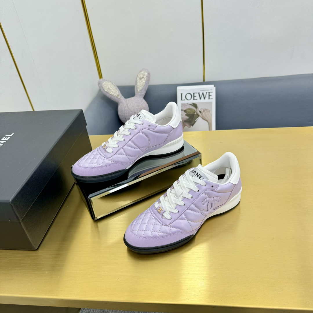 Chanel G45839 Women 24B Trainers Shiny Calfskin Calfskin & Suede Calfskin C91255 - Fmale-Euro 35=US 4 - View 8