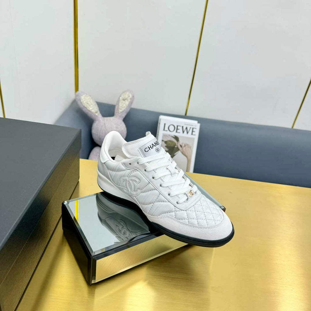 Chanel G45839 Women 24B Trainers Shiny Calfskin Calfskin & Suede Calfskin C91256