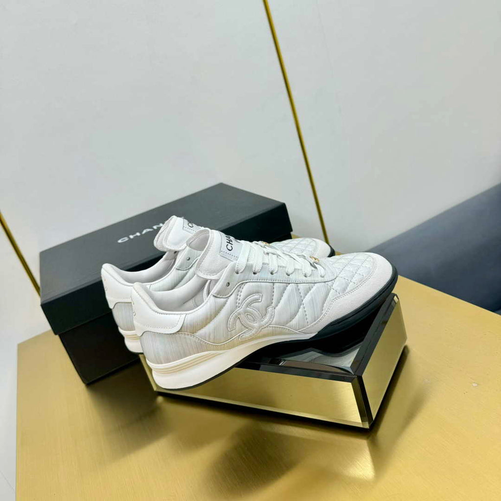 Chanel G45839 Women 24B Trainers Shiny Calfskin Calfskin & Suede Calfskin C91256