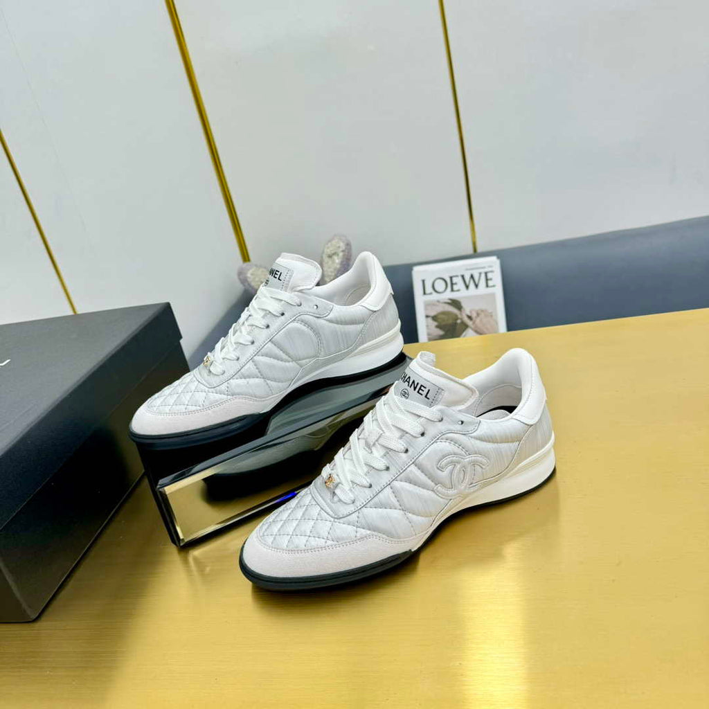 Chanel G45839 Women 24B Trainers Shiny Calfskin Calfskin & Suede Calfskin C91256
