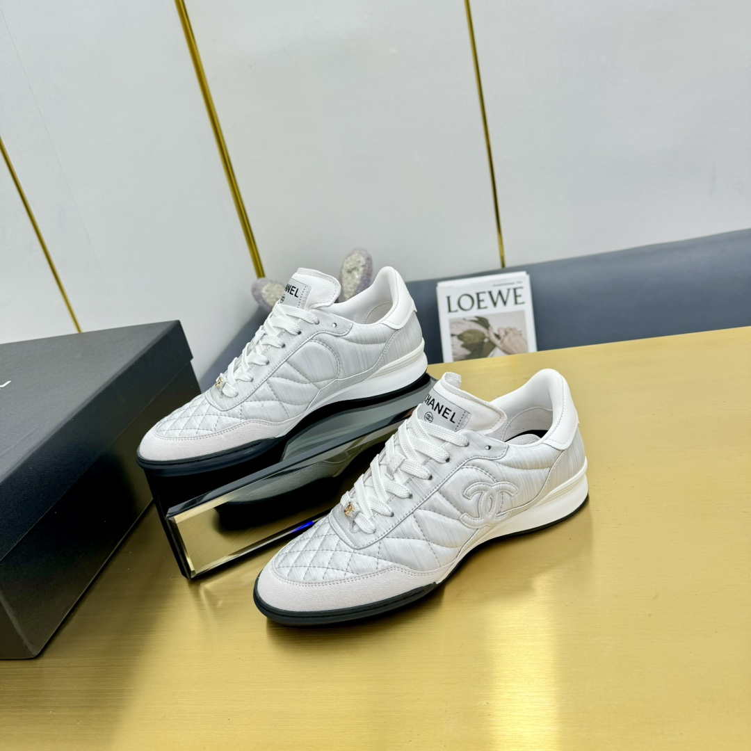 Chanel G45839 Women 24B Trainers Shiny Calfskin Calfskin & Suede Calfskin C91256 - Fmale-Euro 35=US 4 - View 9