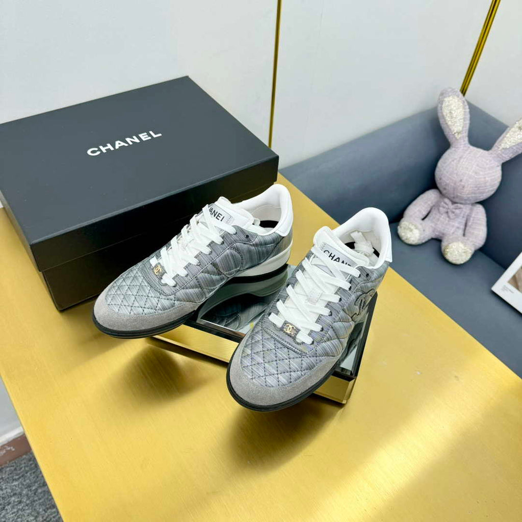 Chanel G45839 Women 24B Trainers Shiny Calfskin Calfskin & Suede Calfskin C91257