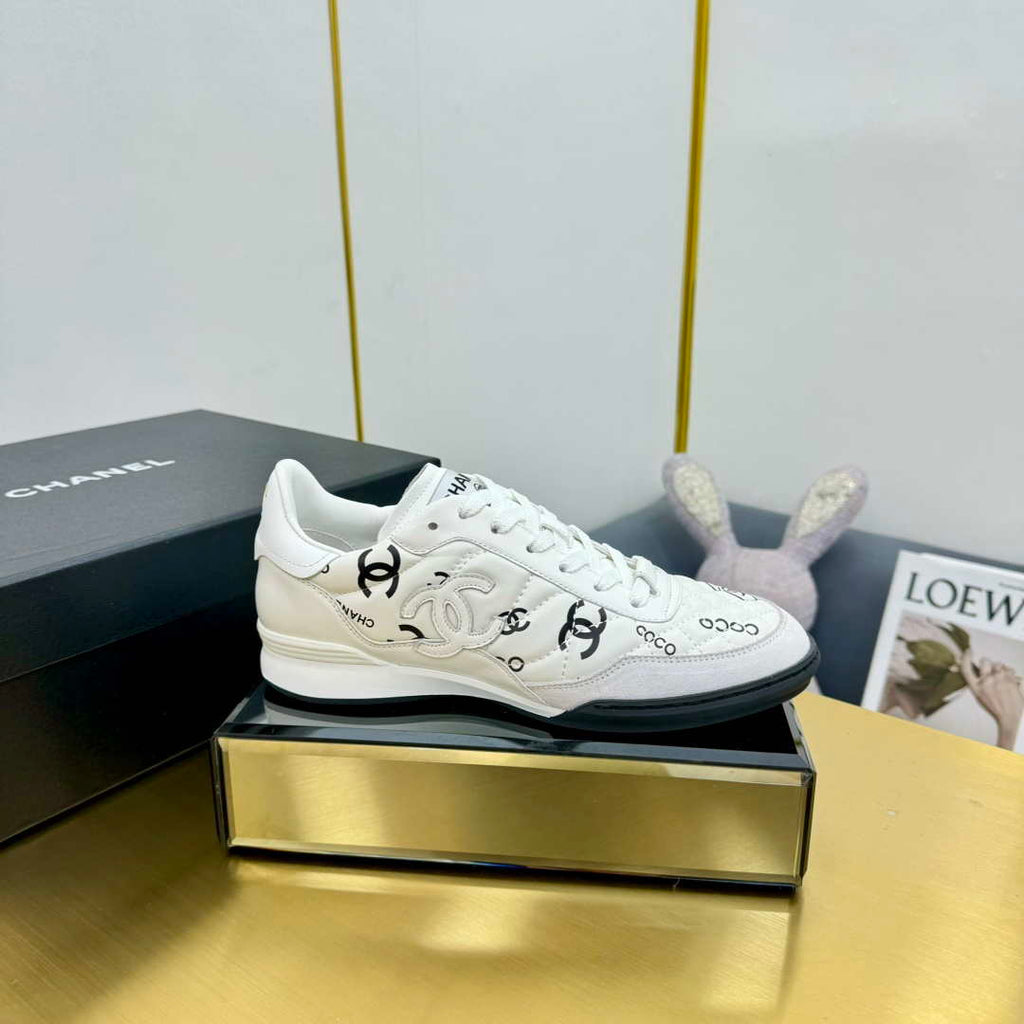 Chanel G45839 Women 24B Trainers Shiny Calfskin Calfskin & Suede Calfskin C91259
