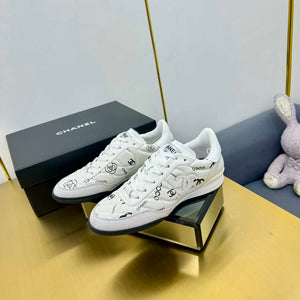 Chanel G45839 Women 24B Trainers Shiny Calfskin Calfskin & Suede Calfskin C91259 - Fmale-Euro 35=US 4 - View 4