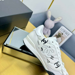 Chanel G45839 Women 24B Trainers Shiny Calfskin Calfskin & Suede Calfskin C91259 - Fmale-Euro 35=US 4 - View 6