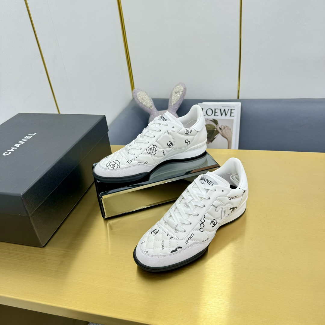 Chanel G45839 Women 24B Trainers Shiny Calfskin Calfskin & Suede Calfskin C91259 - Fmale-Euro 35=US 4 - View 8