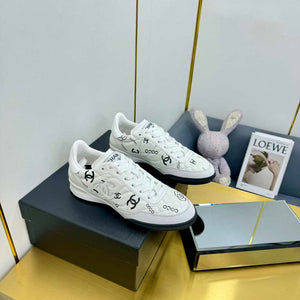 Chanel G45839 Women 24B Trainers Shiny Calfskin Calfskin & Suede Calfskin C91259 - Fmale-Euro 35=US 4 - View 9