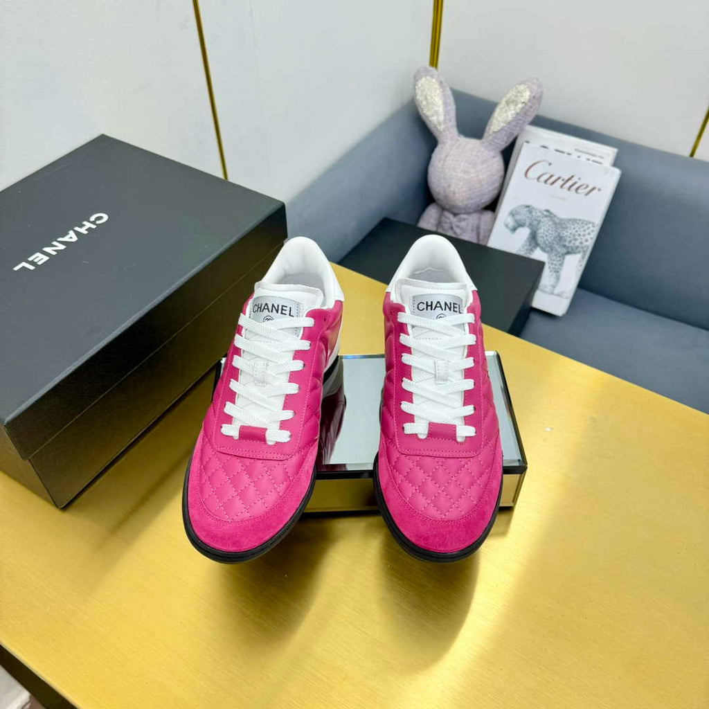 Chanel G45839 Women 24B Trainers Shiny Calfskin Calfskin & Suede Calfskin C91258