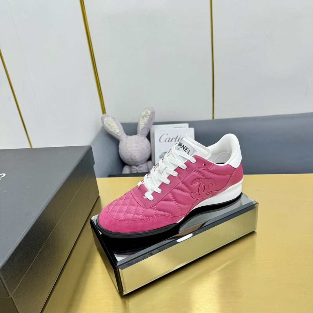 Chanel G45839 Women 24B Trainers Shiny Calfskin Calfskin & Suede Calfskin C91258 - Fmale-Euro 35=US 4 - View 4