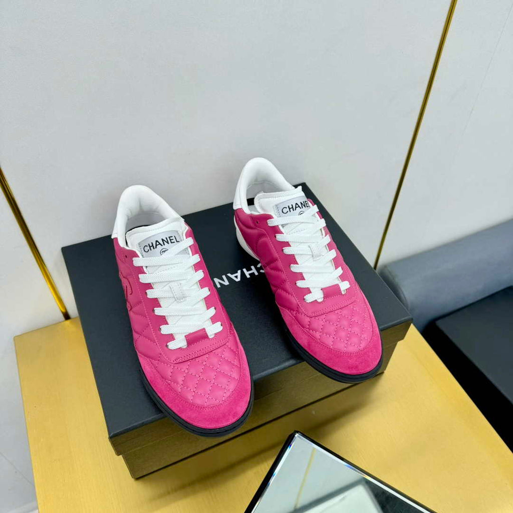 Chanel G45839 Women 24B Trainers Shiny Calfskin Calfskin & Suede Calfskin C91258