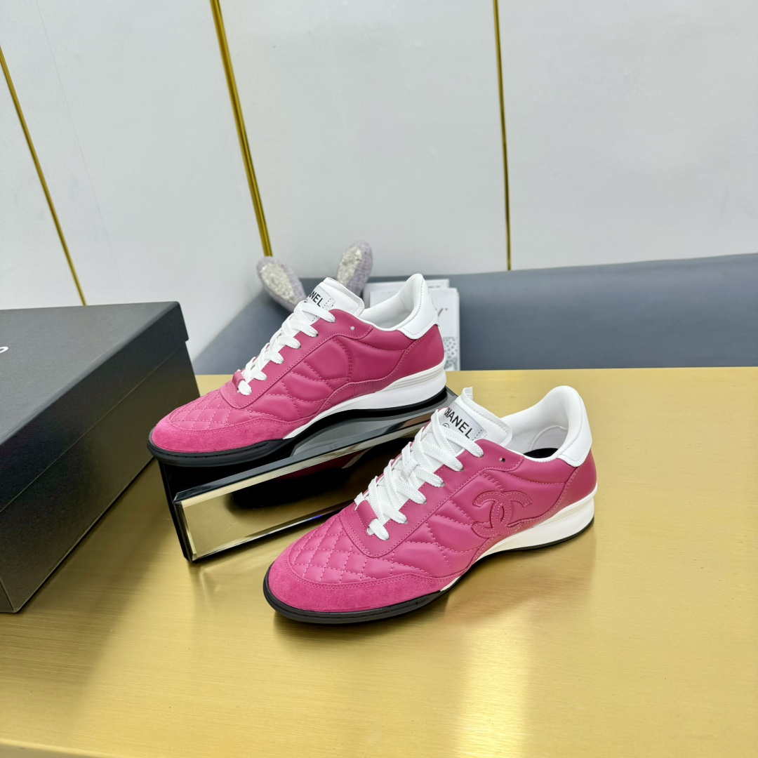Chanel G45839 Women 24B Trainers Shiny Calfskin Calfskin & Suede Calfskin C91258 - Fmale-Euro 35=US 4 - View 7