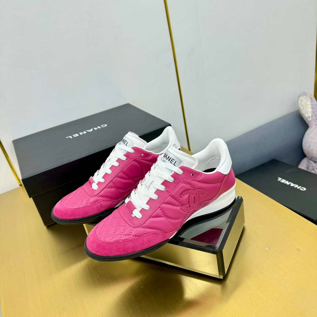Chanel G45839 Women 24B Trainers Shiny Calfskin Calfskin & Suede Calfskin C91258