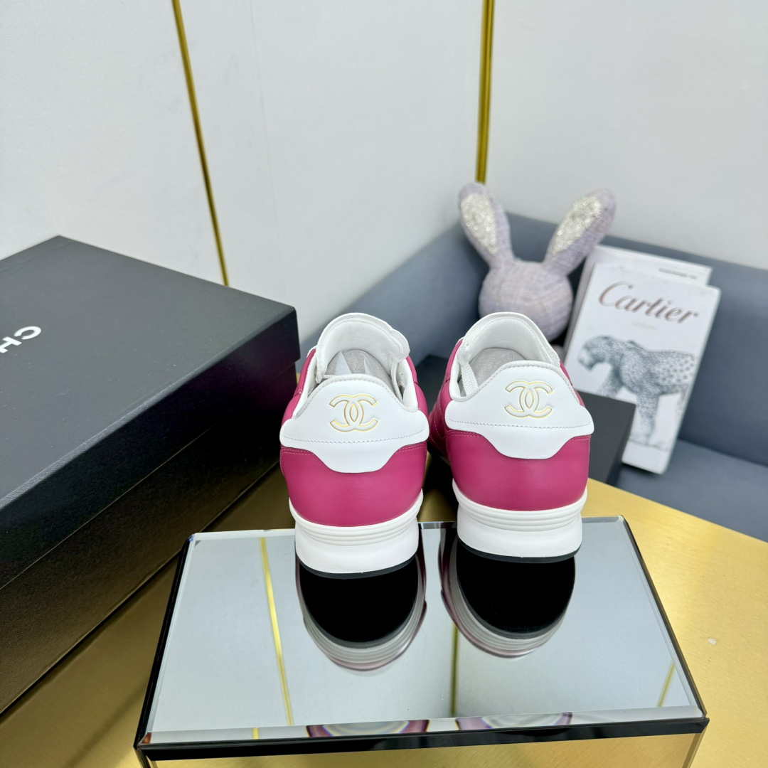 Chanel G45839 Women 24B Trainers Shiny Calfskin Calfskin & Suede Calfskin C91258