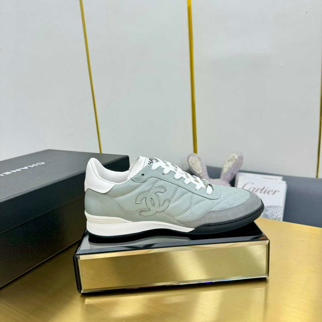 Chanel G45839 Women 24B Trainers Shiny Calfskin Calfskin & Suede Calfskin C91260