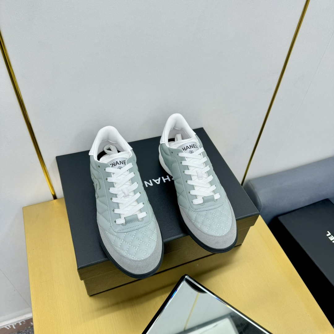 Chanel G45839 Women 24B Trainers Shiny Calfskin Calfskin & Suede Calfskin C91260