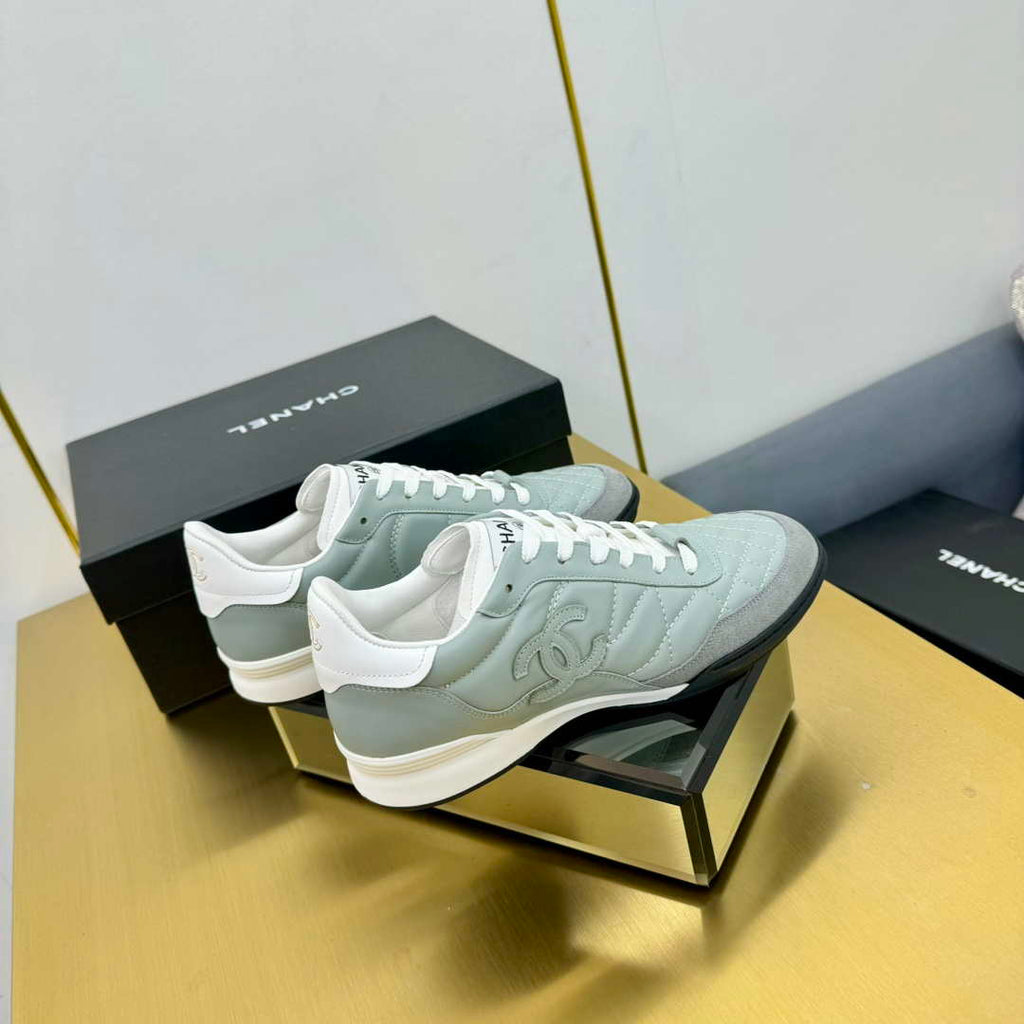 Chanel G45839 Women 24B Trainers Shiny Calfskin Calfskin & Suede Calfskin C91260