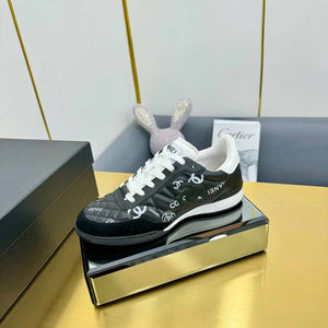 Chanel G45839 Women 24B Trainers Shiny Calfskin Calfskin & Suede Calfskin C91261 - Fmale-Euro 35=US 4 - View 3