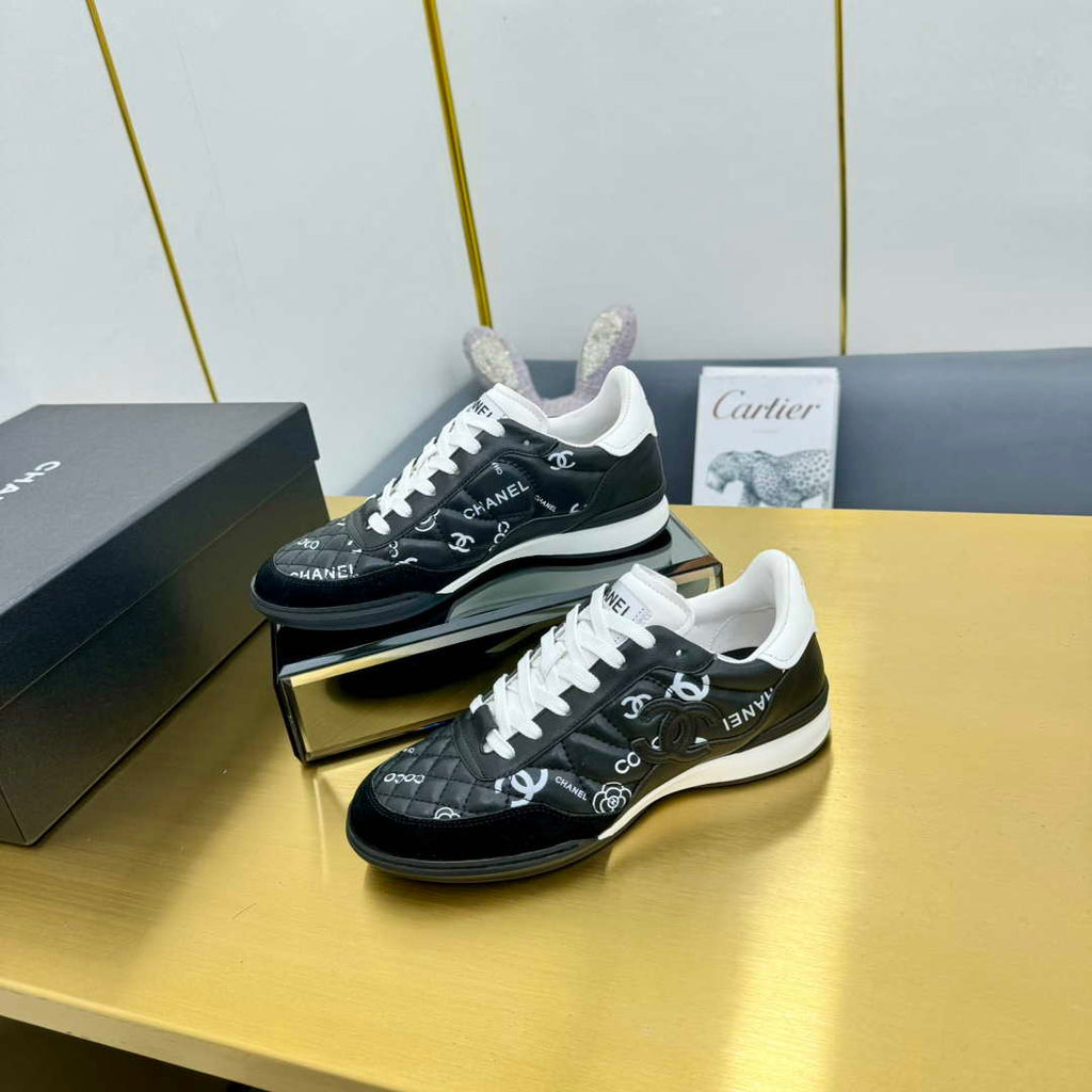 Chanel G45839 Women 24B Trainers Shiny Calfskin Calfskin & Suede Calfskin C91261