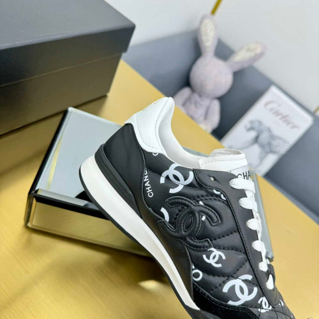 Chanel G45839 Women 24B Trainers Shiny Calfskin Calfskin & Suede Calfskin C91261