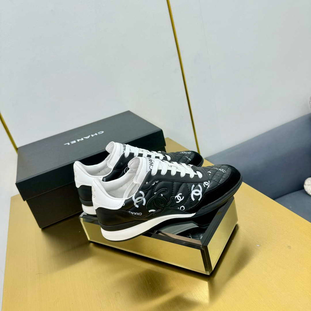 Chanel G45839 Women 24B Trainers Shiny Calfskin Calfskin & Suede Calfskin C91261
