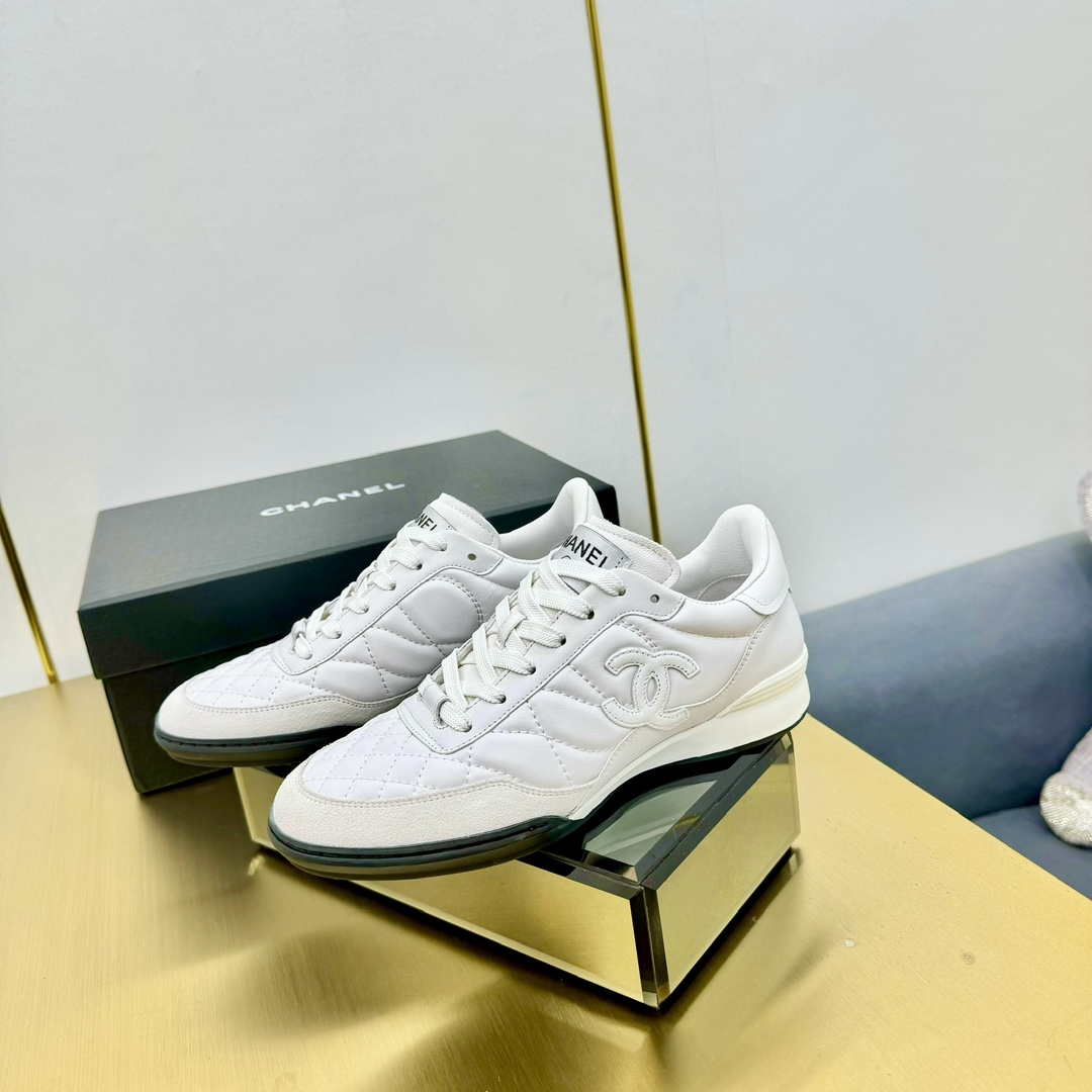 Chanel G45839 Women 24B Trainers Shiny Calfskin Calfskin & Suede Calfskin C91264