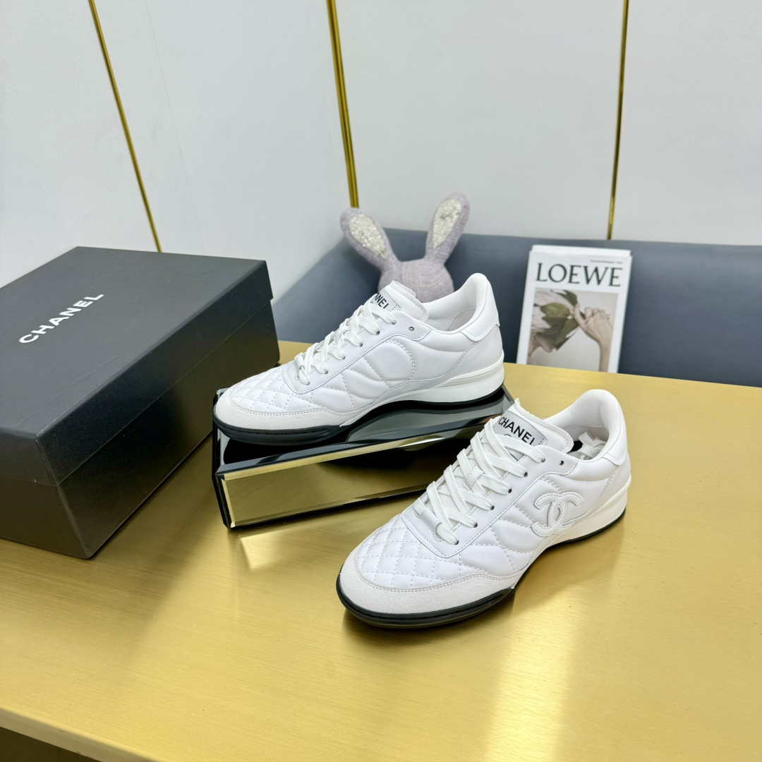 Chanel G45839 Women 24B Trainers Shiny Calfskin Calfskin & Suede Calfskin C91264