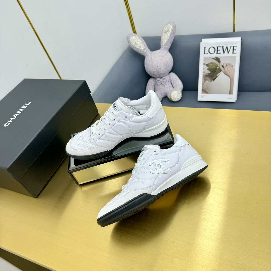 Chanel G45839 Women 24B Trainers Shiny Calfskin Calfskin & Suede Calfskin C91264 - Fmale-Euro 35=US 4 - View 9