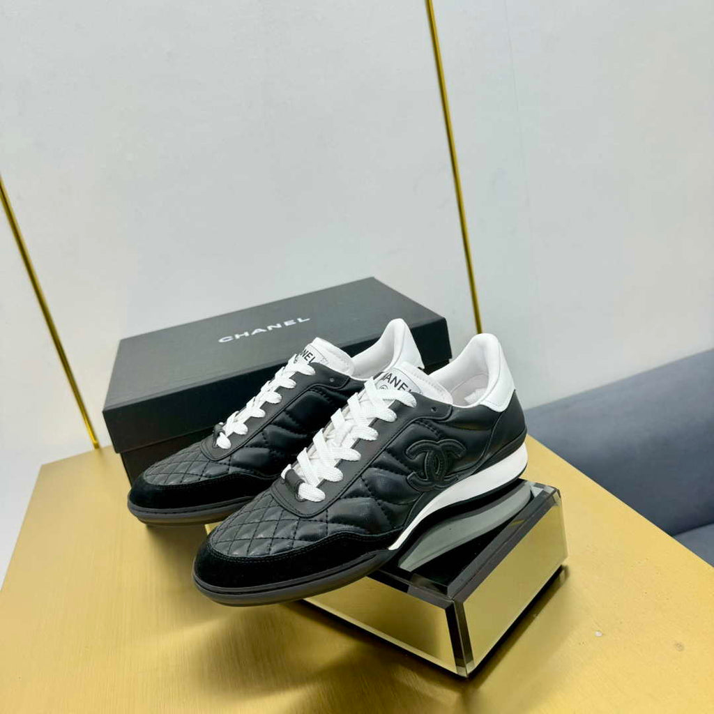 Chanel G45839 Women 24B Trainers Shiny Calfskin Calfskin & Suede Calfskin C91262