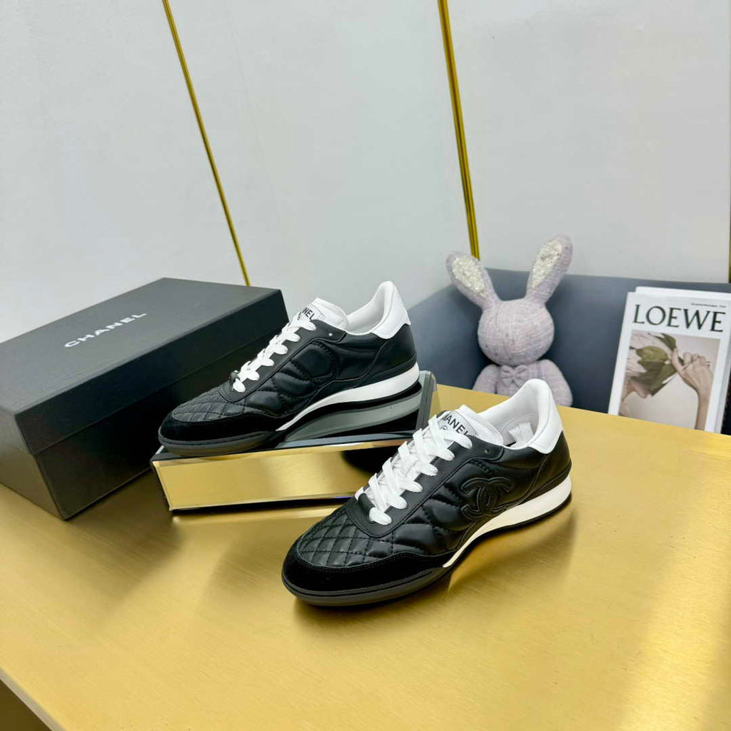Chanel G45839 Women 24B Trainers Shiny Calfskin Calfskin & Suede Calfskin C91262